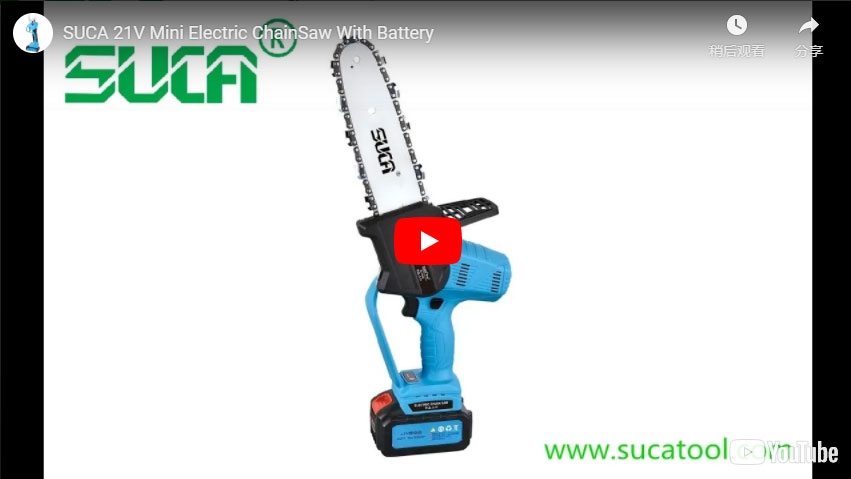 SUCA 21V Mini Electric Chainsaw With Battery