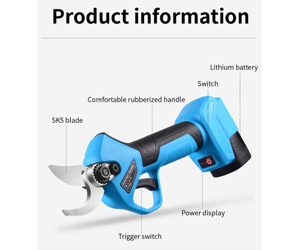 Details of SC-8607 28mm Battery Powered Pruners