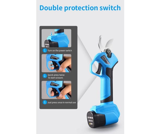 Details of SC-8607 Pro 28mm Electric Pruning Shears Details of SC-8607 Pro 28mm Electric Pruning Shears