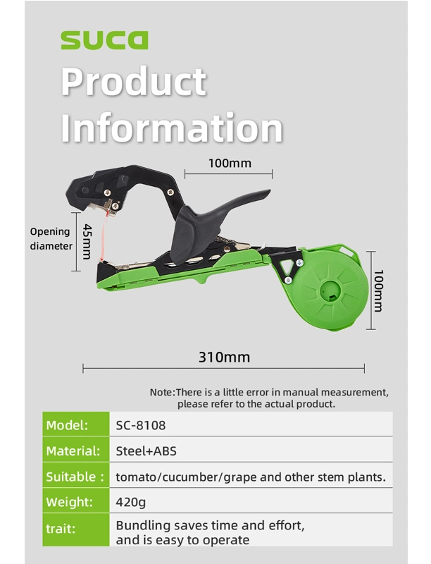 Details of SC-8108 Plant Tying Machine