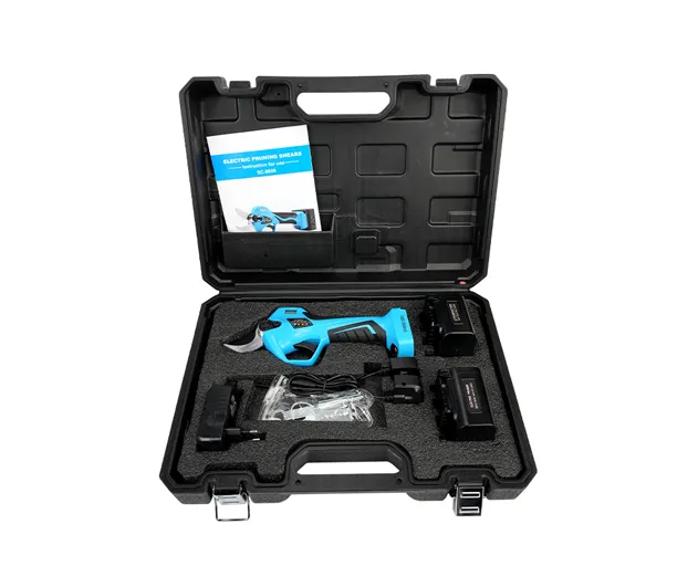 sc 8608e 32mm electric garden shears cordless pruner with hd digital display uses