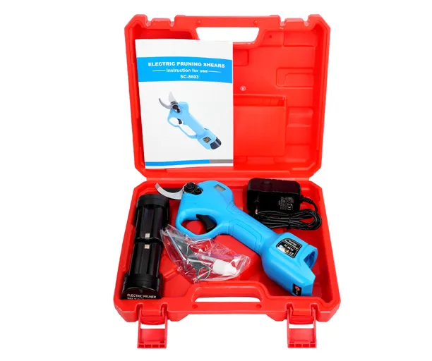 Details of SC-8610A 28mm Electric Hand Pruner Battery Powered Garden Shear With Power Display Details of SC-8610A 28mm Electric Hand Pruner Battery Powered Garden Shear With Power Display