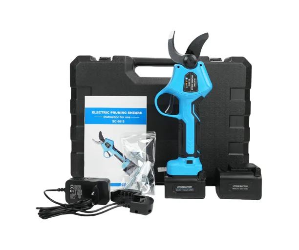 sc 8615a 40mm electric pruning shears battery operated pruners with hd digital display use