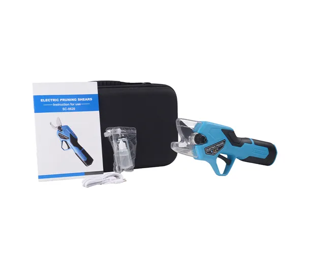 sc 8620a 22mm electric pruning shears battery operated hand pruners with power display use