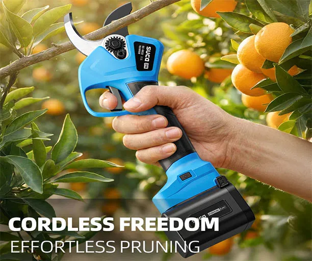 suca sc 8632 37mm cordless electric pruning shears battery powered pruner03