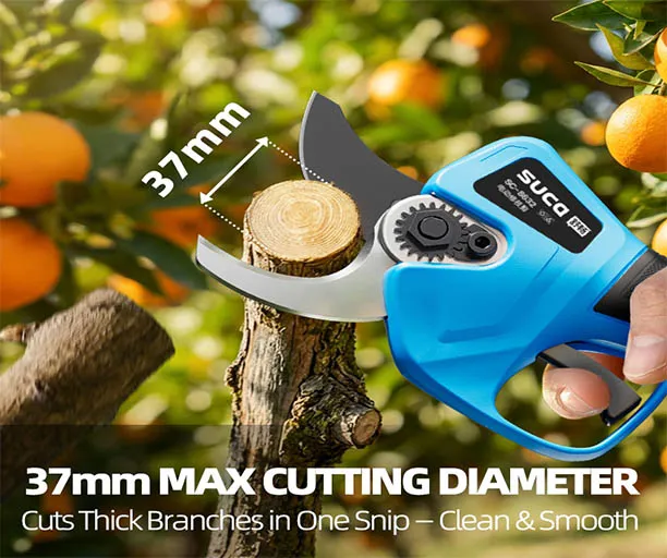 suca sc 8632 37mm cordless electric pruning shears battery powered pruner04